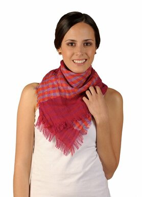 Платок W100071P0500P640012 LARES (70% бэби альпака, 30% шелк), 90х90 см