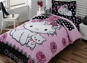 Детское постельное белье Hello Kitty, модель vs026-10