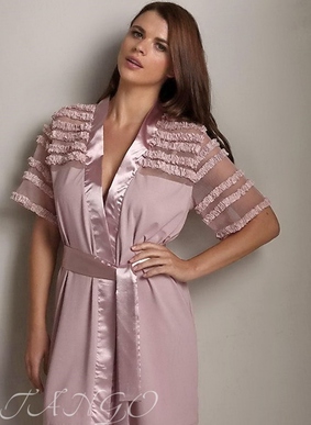 Халат Luisa Moretti (хлопок), lms2015 Cream (молочный), размер S/M/L/XL